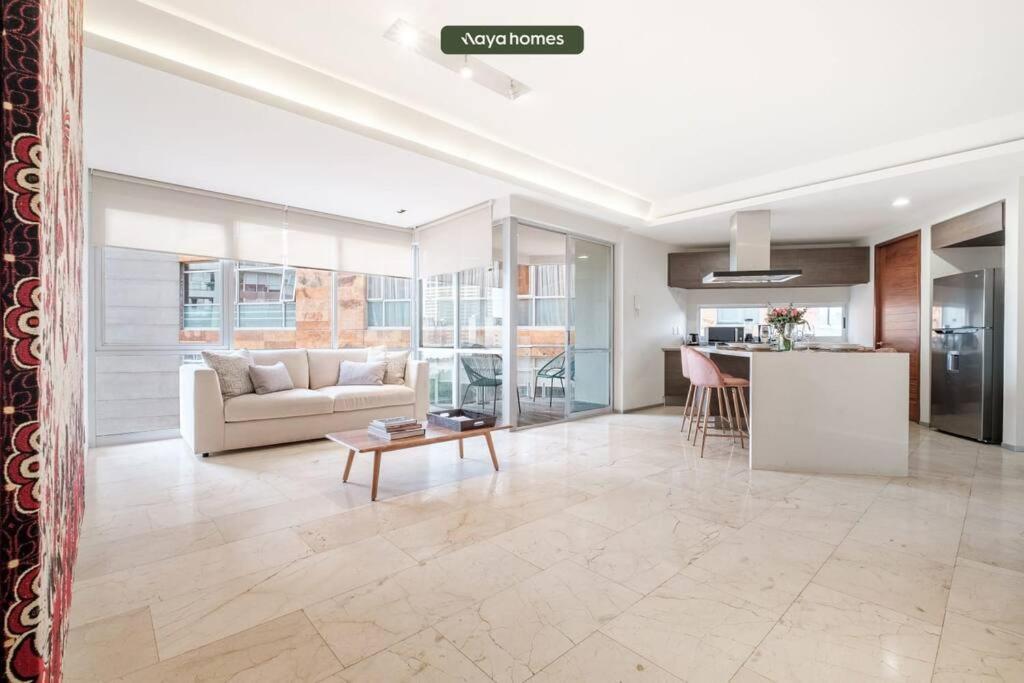 Redesigned 1br In Polanco - Pool Gym & Padel Mexico City